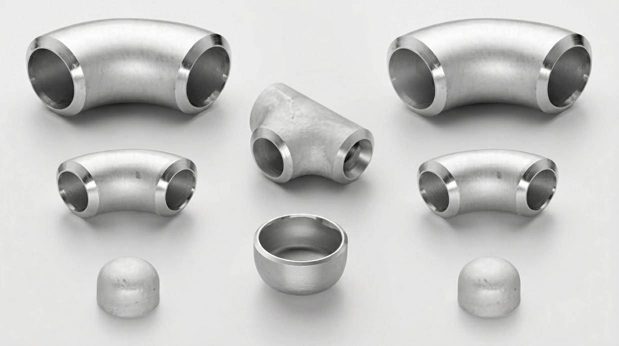 ASTM A182 F51 Duplex Buttweld Pipe Fittings - High-Strength Corrosion Resistant Elbows, Tees, Reducers
