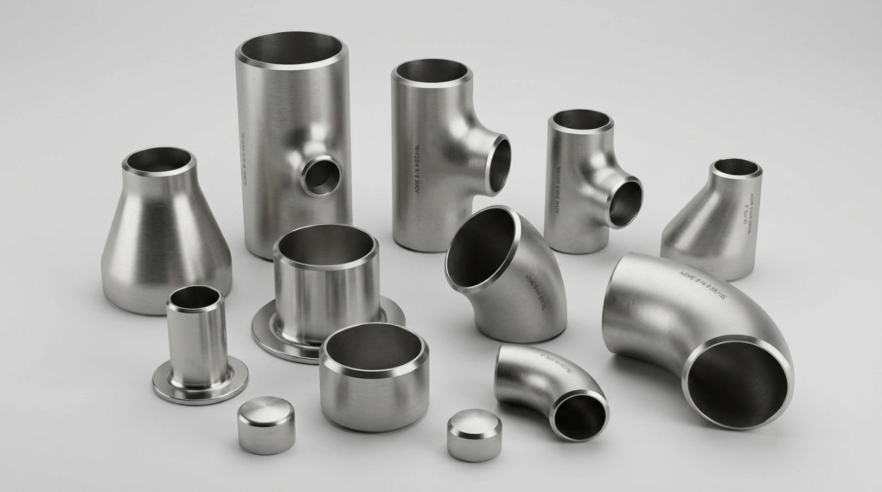 ASTM A403 SS316 / SS316L / SS316H Buttweld Pipe Fittings - Corrosion Resistant Elbows, Tees, Reducers