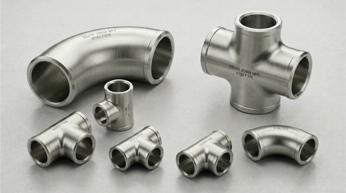 ASTM A403 WP 904L Stainless Steel Buttweld Pipe Fittings - Corrosion Resistant Elbows, Tees, Reducers